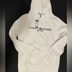 Brand New, White Tommy Hilfiger Hoodie.